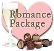 The Romance Special for bed and breakfast guests at the Blue Max Inn